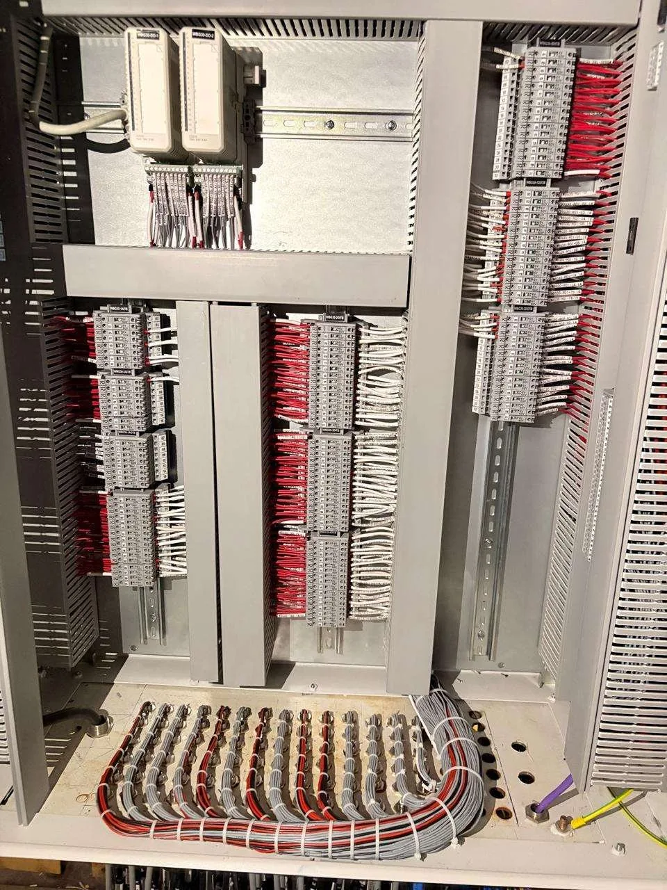 Control panel internal wiring