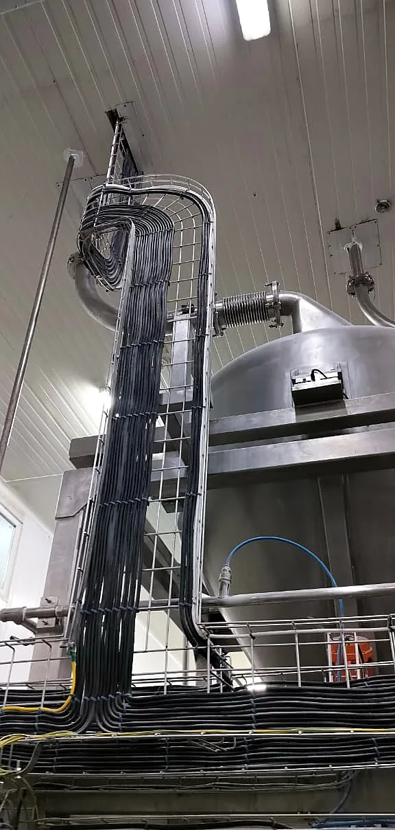 Plant-floor cable riser