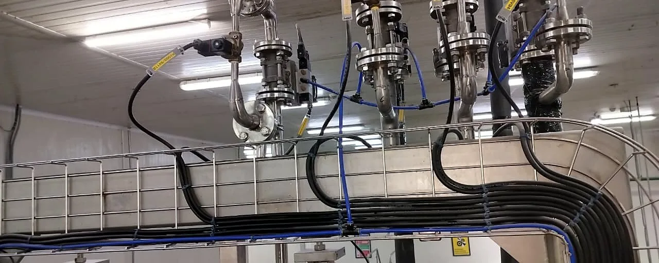 Process area instrument cabling